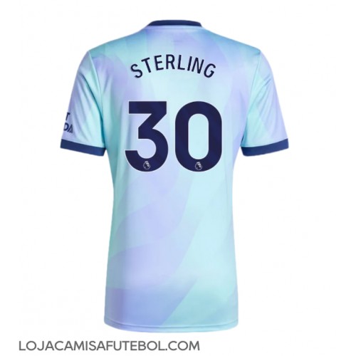 Camisa de Futebol Arsenal Raheem Sterling #30 Equipamento Alternativo 2024-25 Manga Curta